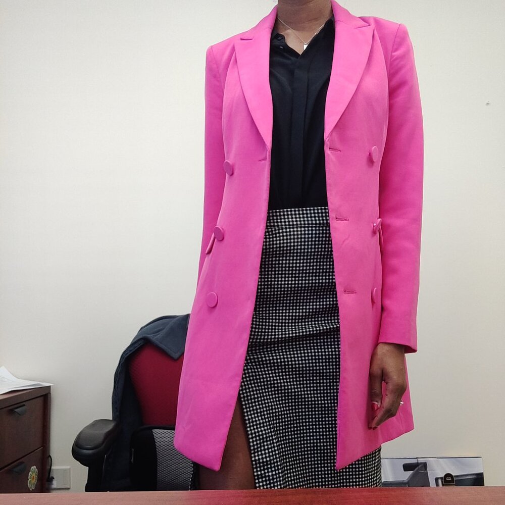 Pink blazer